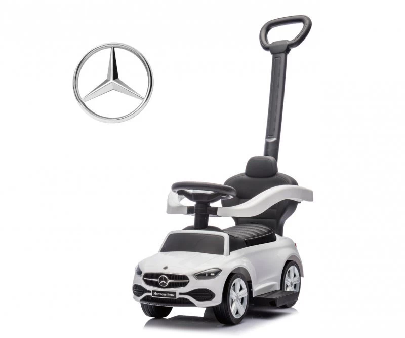 Milly Mally Automobilis Su Rankena Mercedes C-class Deluxe White