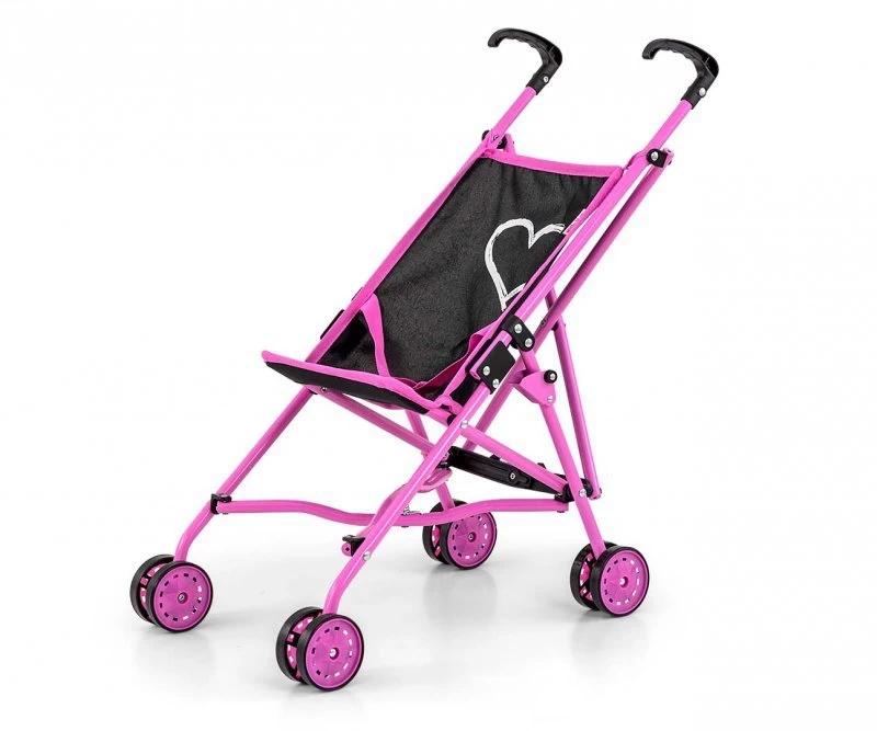 Milly Mally Baby Doll Vežimėlis Julia Prestige Black