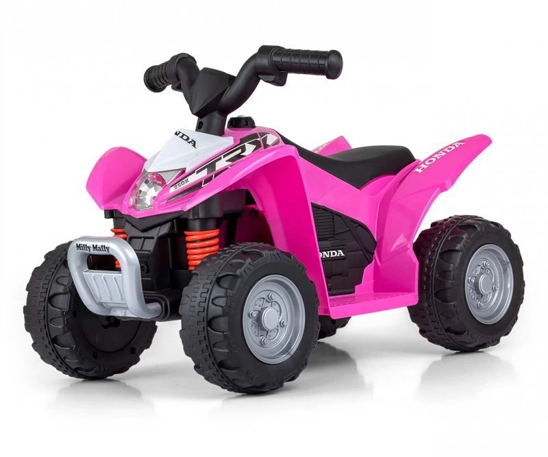 Milly Mally įkraunamas Keturratis Honda Atv Rožinės Spalvos