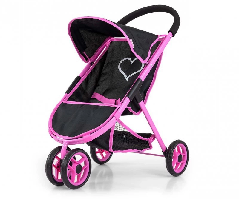 Milly Mally Lėlių Vežimėlis Susie Prestige Black