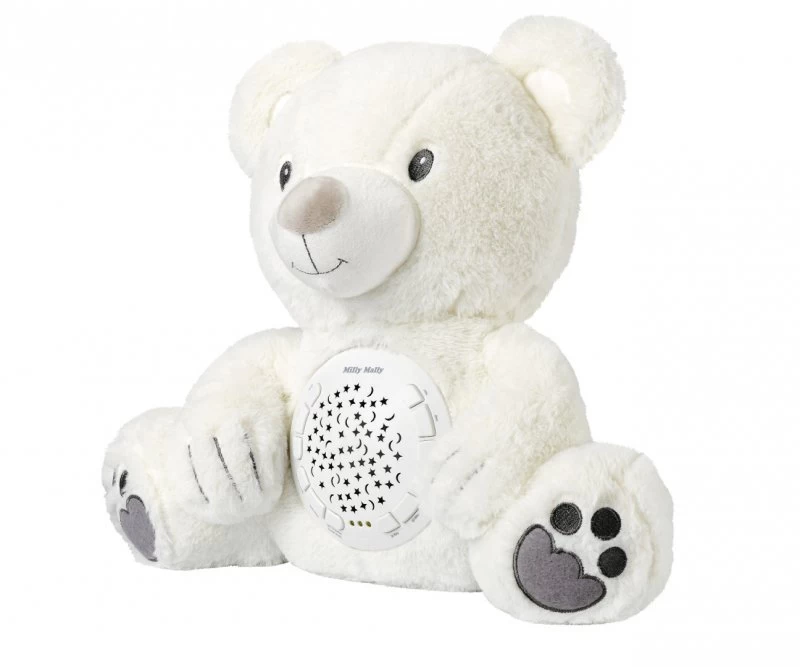 Milly Mally Pliušinis žaislas Su Milly Bear Projektoriumi