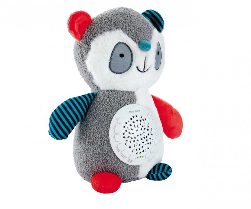 Milly Mally Pliušinis žaislas Su Milly Panda Projektoriumi