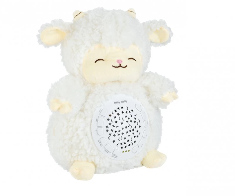 Milly Mally Pliušinis žaislas Su Milly Sheep Projektoriumi