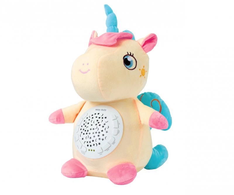 Milly Mally Pliušinis žaislas Su Projektoriumi Milly Unicorn