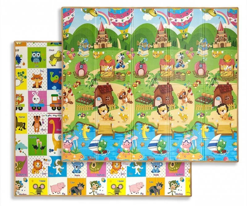 Milly Mally Sulankstomas Putplasčio Kilimėlis Play Colourful Animals T1