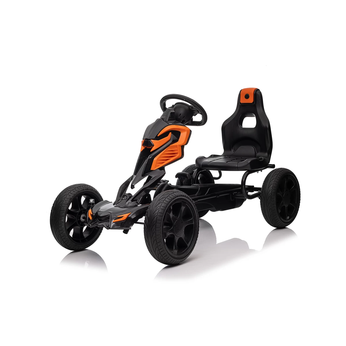 Minamas vaikiškas kartingas HATIS, oranžinis/juodas