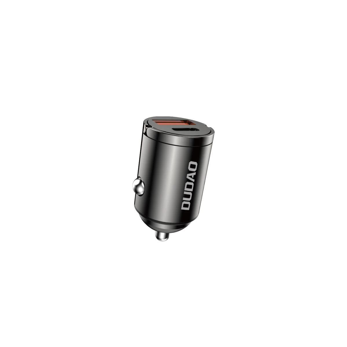 Mini Automobilinis įkroviklis Cigarečių žiebtuvėlio Lizdui 48w Qc Pd Juodas