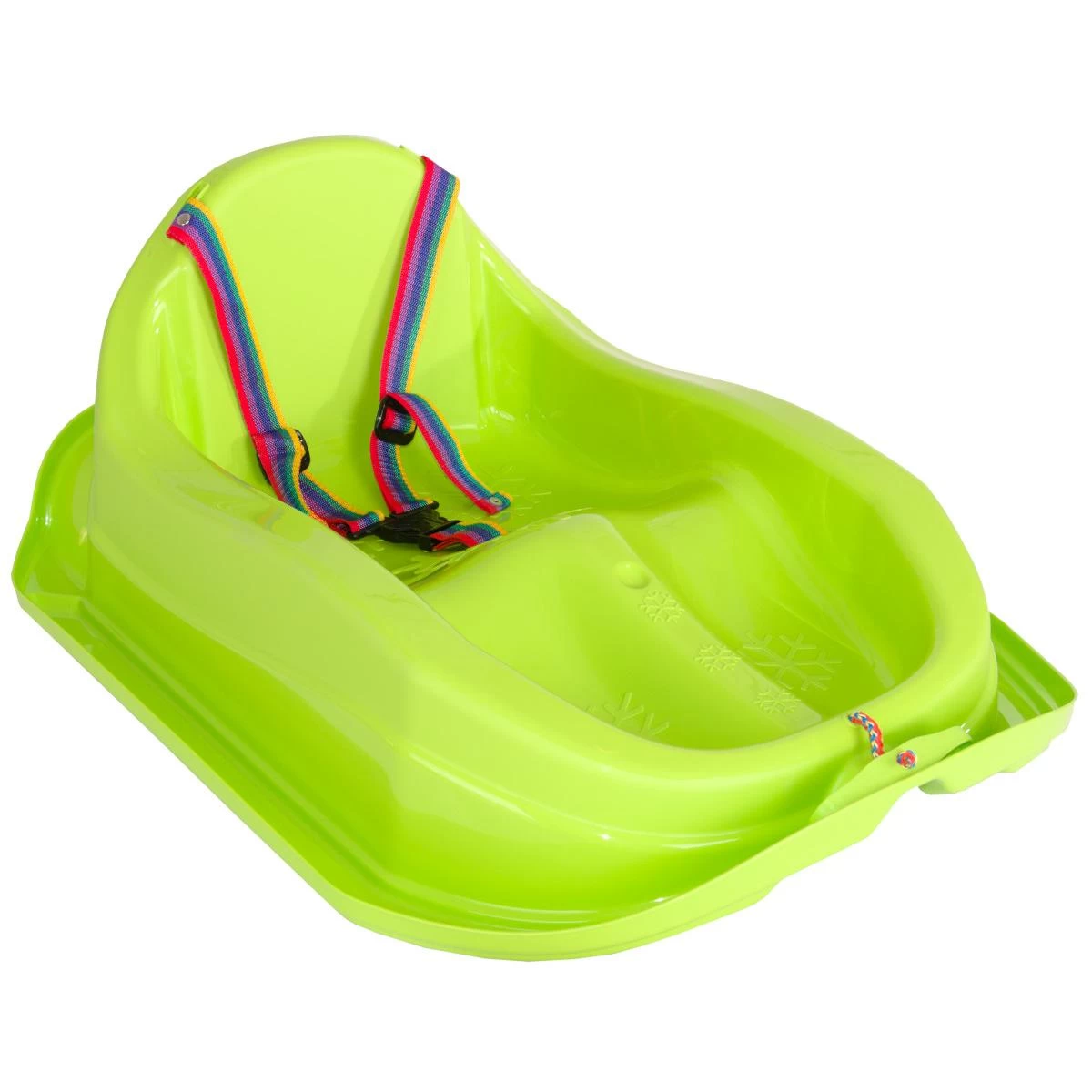 Mini Bobek Plastikinės Rogutės žalios Spalvos
