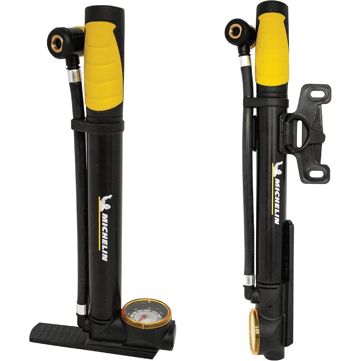 Mini Dviračių Siurblys Su Manometru 2in1 Alu Michelin 8 Bar(120psi)