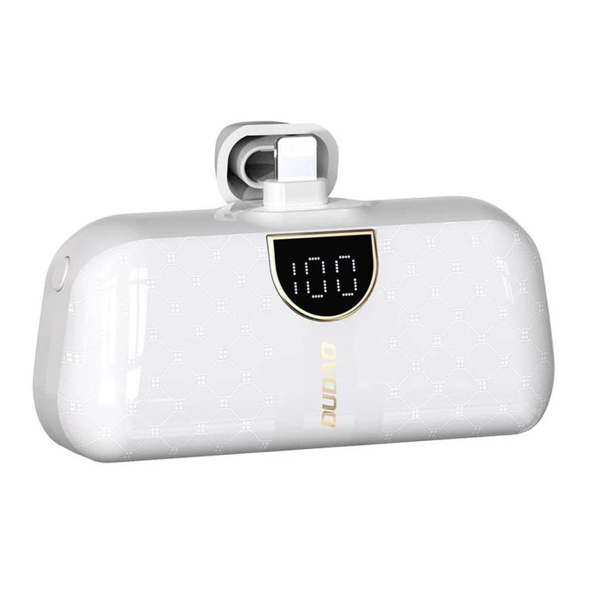 Mini powerbank 5000 Mah, Skirtas iphone Lightning Ir Usb-c - Baltas