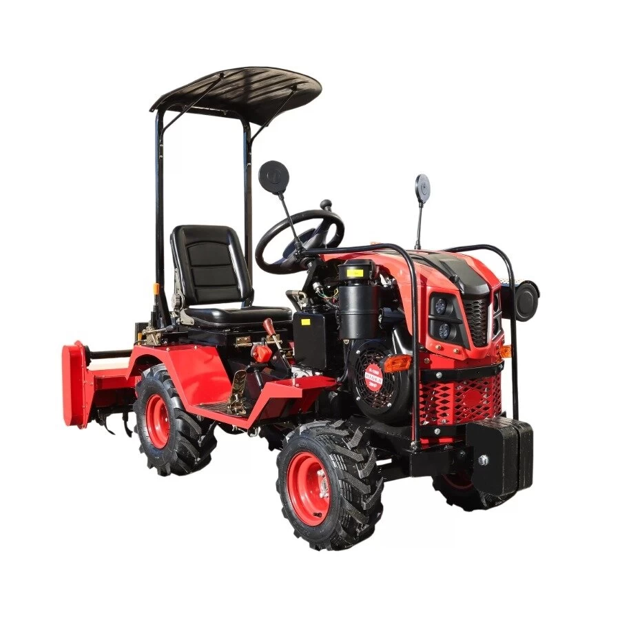 Mini traktoriukas 16kW su aktyvia freza, Rider-1500