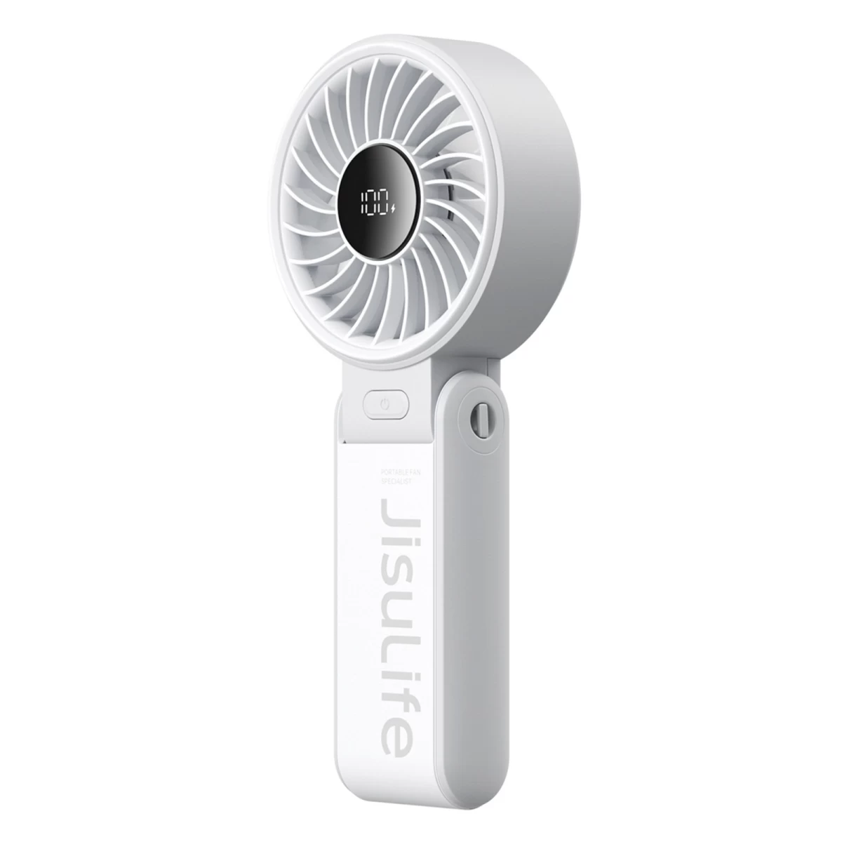 Mini Ventiliatorius Nešiojamasis Ventiliatorius 5 Greičių 3600 Mah Usb-c - Pilkas