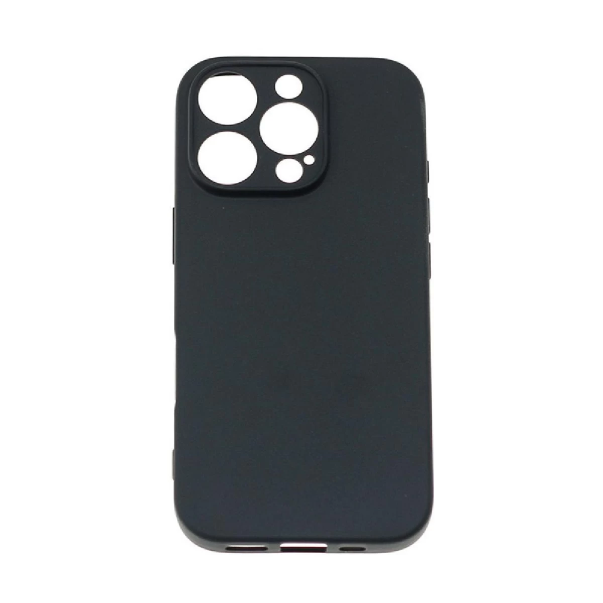 Minkštas Dėklas iphone 16 Pro - Juodas