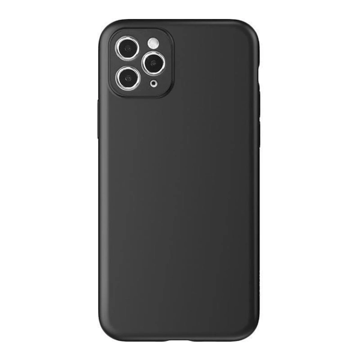 Minkštas Dėklas Vivo Y16 Plonas Silikoninis Dėklas Juodas