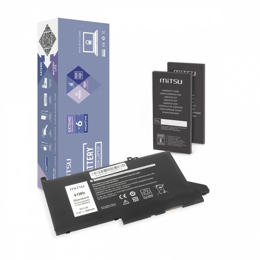Mitsu do Dell E73/7490  3600mAh(41Wh) 11.4V