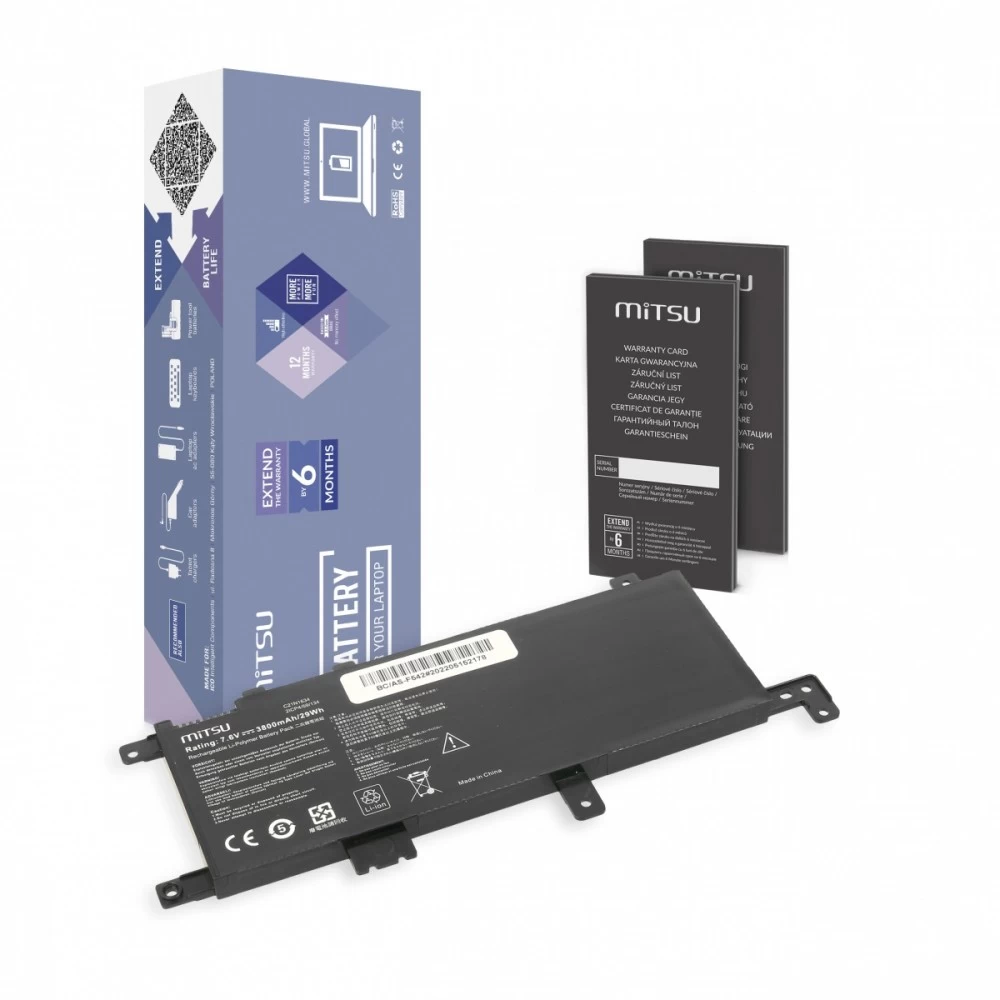 Mitsu fr Asus F542      3800mAh(29Wh) 7.6-7.4V