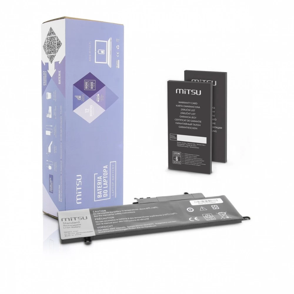 Mitsu fr Dell 13 7347   3874mAh(43Wh) 11.1-10.8