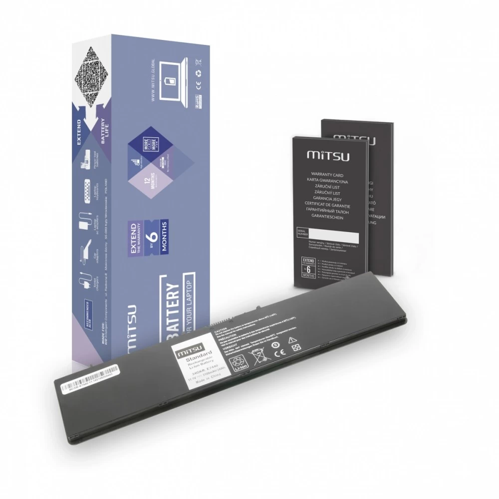 Mitsu fr Dell E7440     3100mAh(34Wh) 11.1-10.8