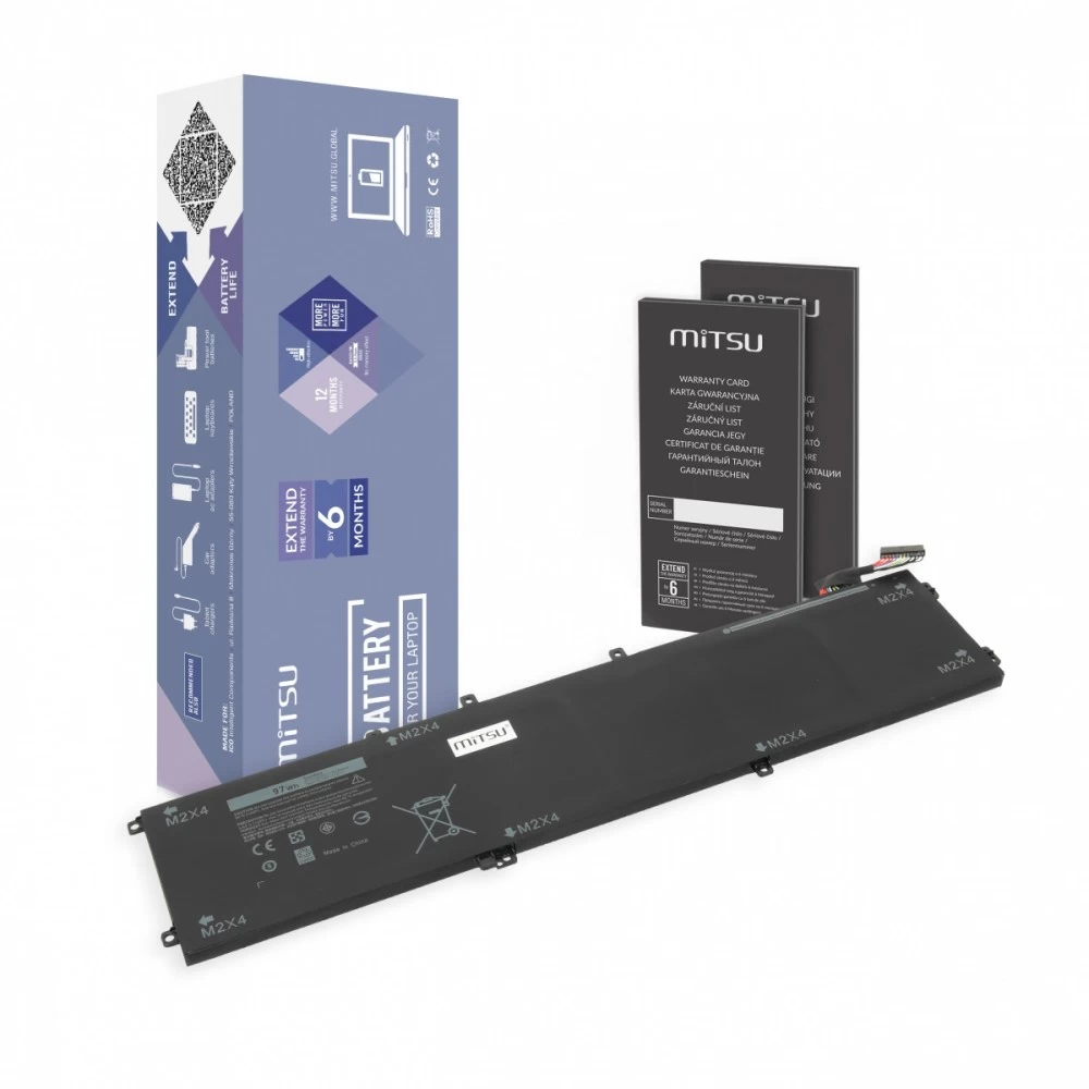 Mitsu fr Dell XPS159550 8500mAh(97Wh) 11.4V