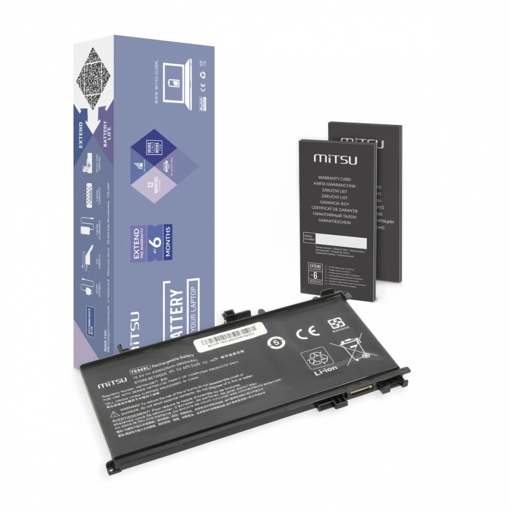 Mitsu fr HP Omen 15     2800mAh(43Wh) 15.4V