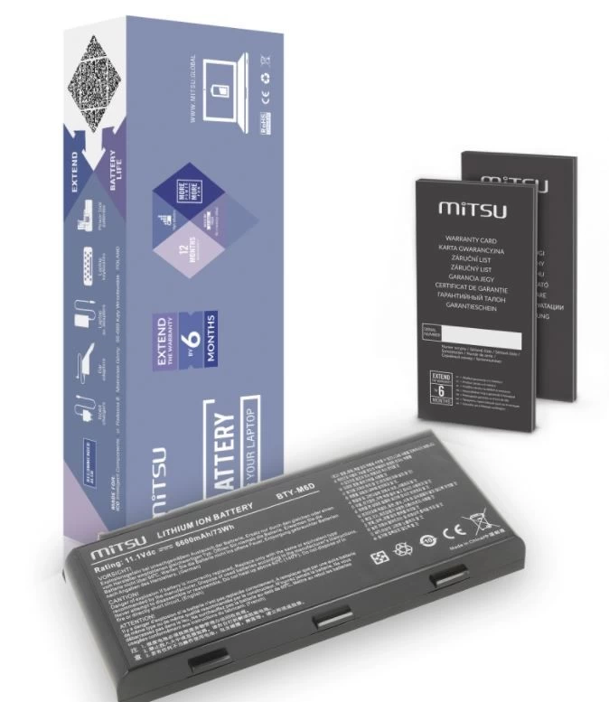 MITSU MSI BC/MS-GT780   660mAh 71Wh 11.1V