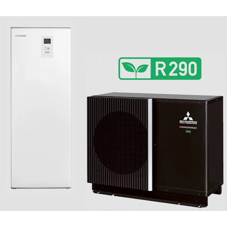 Mitsubishi Heavy Industries šilumos siurblys oras-vanduo Hydrolution Ezy HMM100/FDCM60VNX-P 8kW