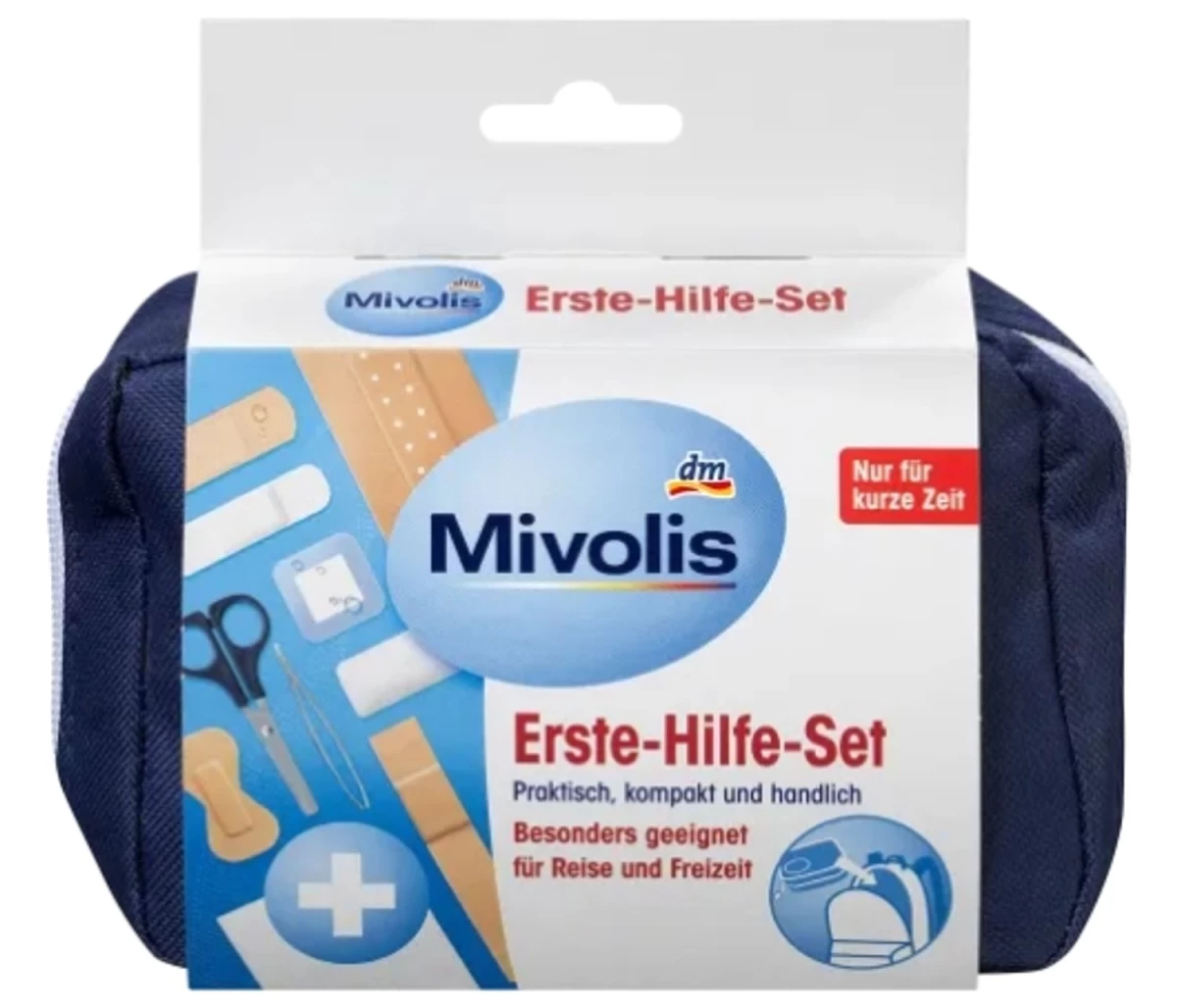 Mivolis, Pirmosios Pagalbos Rinkinys, 1 Vnt. (vokietijos Produktas).