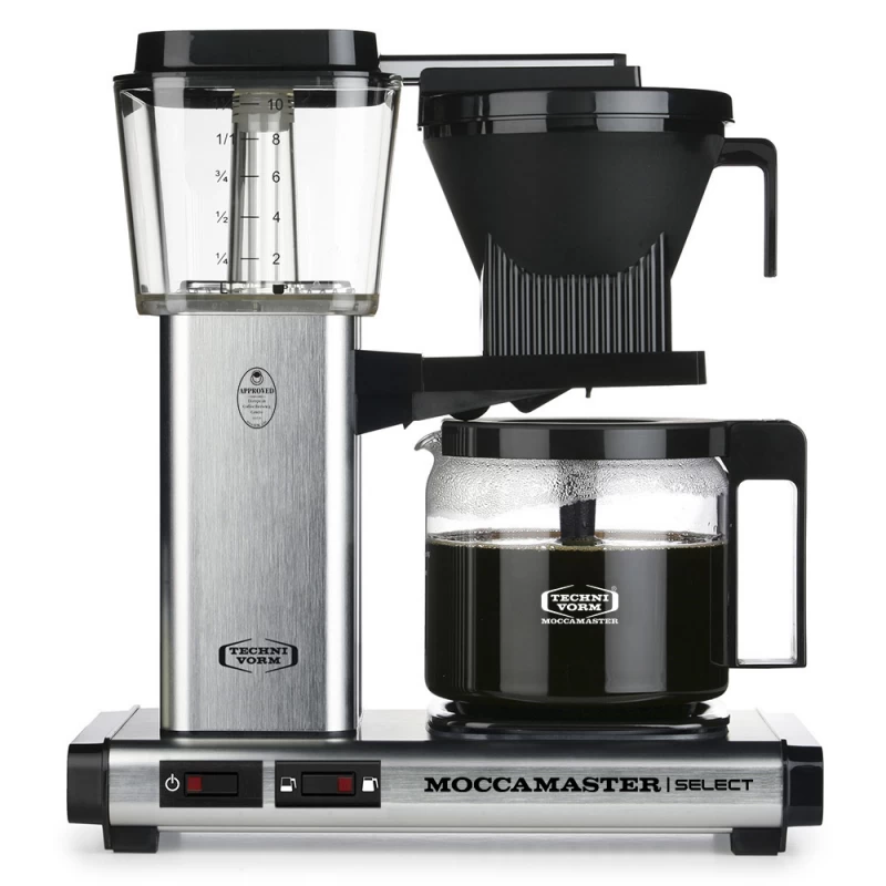 Moccamaster Kbg 741 Select Filtrinis Kavos Aparatas Juoda Ir Sidabrinė