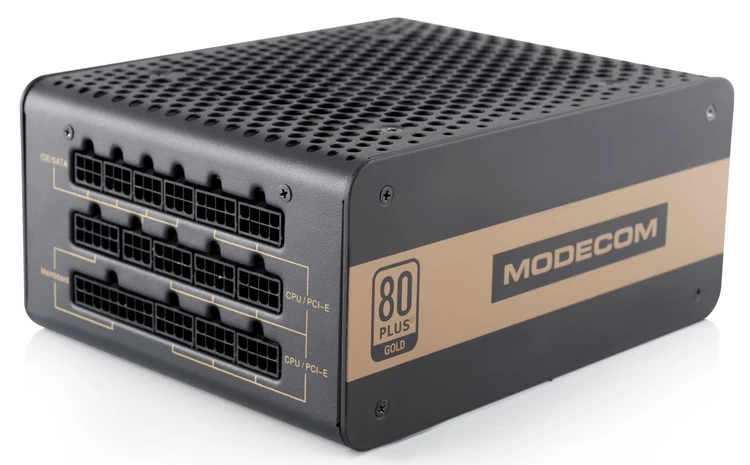 Modecom 750 W Kompiuterio Maitinimo šaltinis Zas-mc90-sm-750-atx-volcano-gold