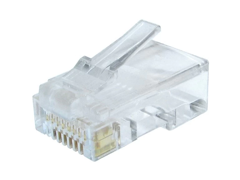 Modular plug 8P8C       solid Cat6 LAN cable