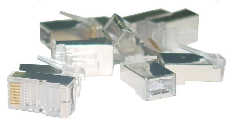 Modular Plug for round c able 8P8C CAT6 shielded