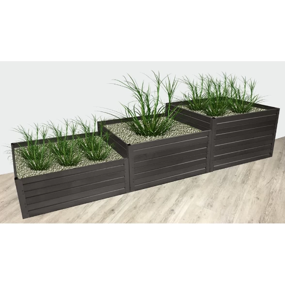 Modulinė pakelta lyvė KLASIKA GARDEN LAIPTAI rudos sp.
