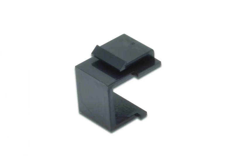 Modulinio Skydelio Prievado Dangtelis 1x Keystone, Juodas, 1 Vnt.