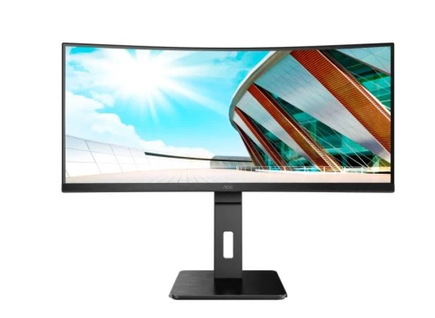 Monitorius Aoc Cu34p2a (34&amp;quot; /va /100hz /3440 X 1440 / Juodos Spalvos)