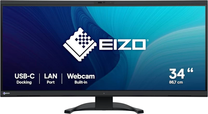 Monitorius Eizo Ev3450xc-bk (34.1 Serijos; /ips /60hz /3440 X 1440 / Juodos Spalvos)