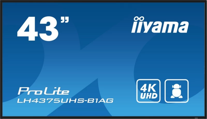 Monitorius Iiyama Lh4375uhs-b1ag (42,5&amp;quot; /ips /60hz /3840 X 2160 / Juodas )