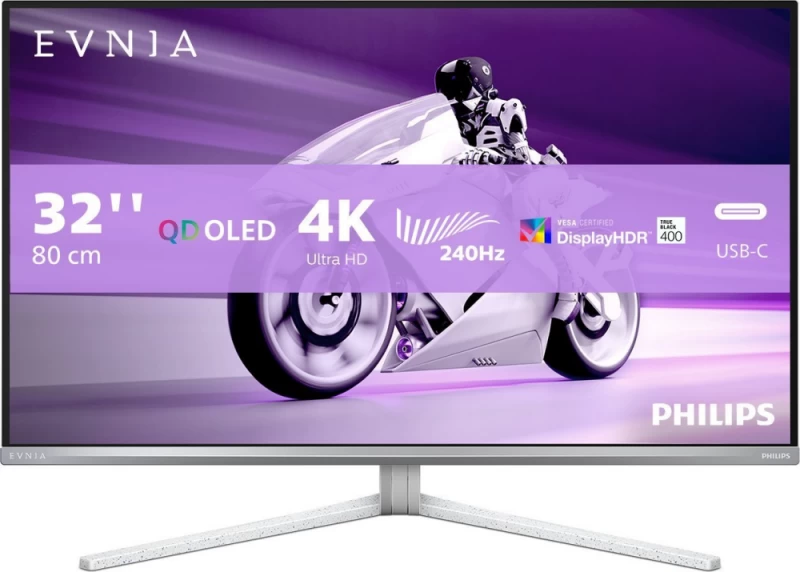 Monitorius Philips 32m2n8900/00 (31,5&amp;quot; /oled /240hz /3840 X 2160 / Baltas)