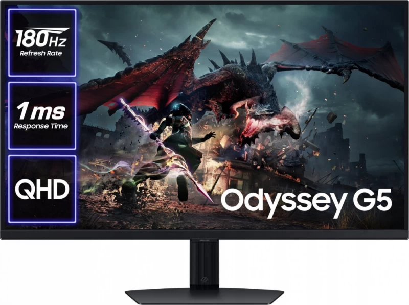 Monitorius Samsung Ls32dg500euxen (32&amp;quot; /ips /180hz /2560 X 1440 / Juodos Spalvos)