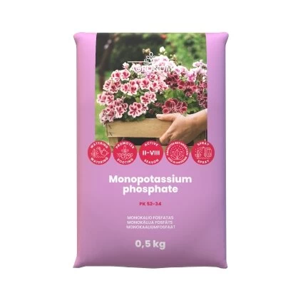 Monokalio fosfato trąšos AGRONOM, 0,5 kg