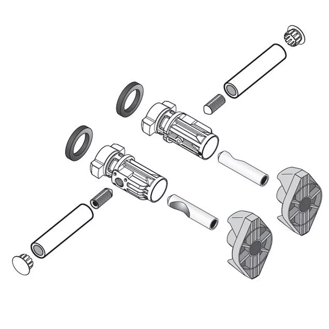 Montavimo rinkinys JIKA Easy Fit, unitazams ir bidė, H8928380000001
