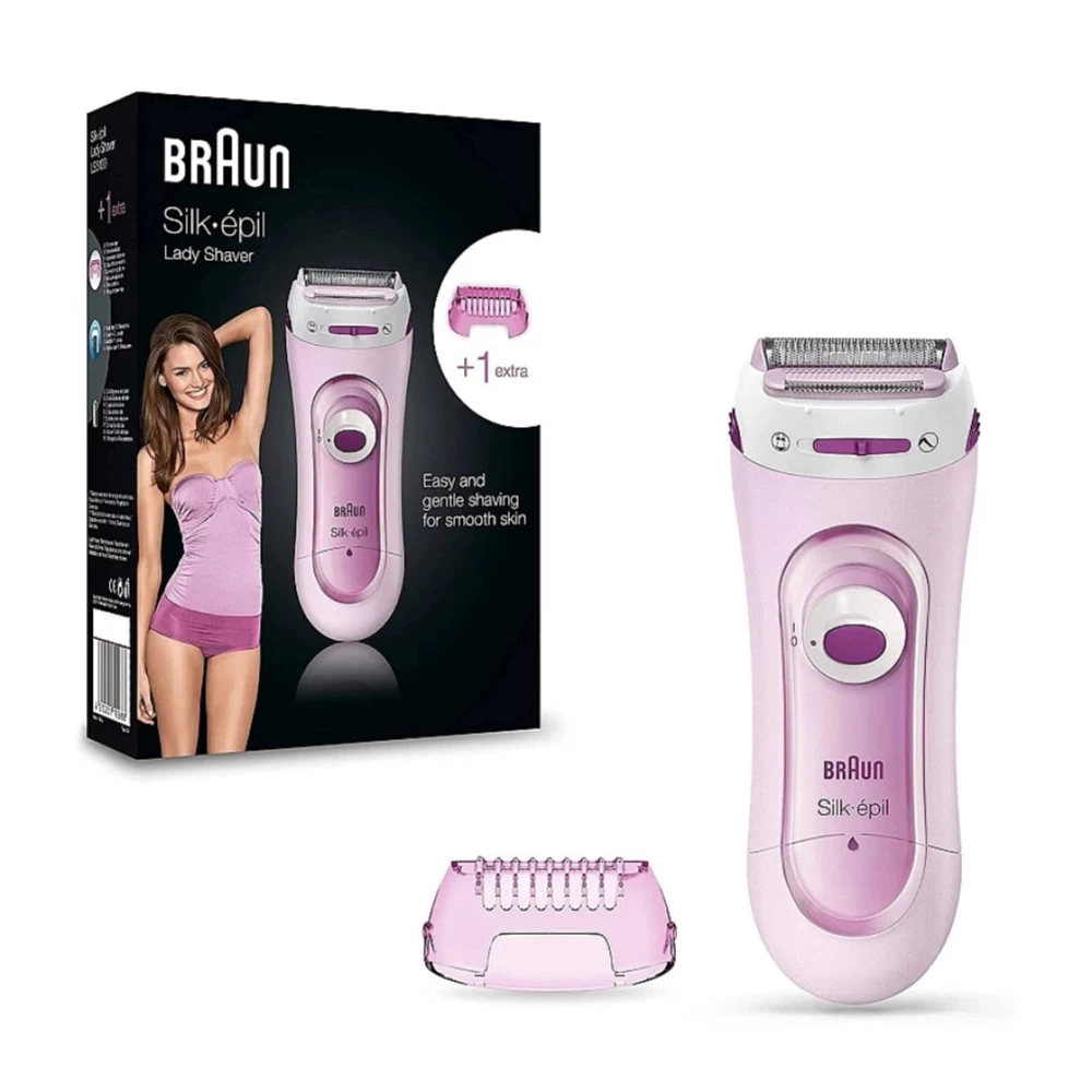 Moteriškas skustuvas Braun Lady Shaver LS5100, rožinė (Ekspozicinė prekė)