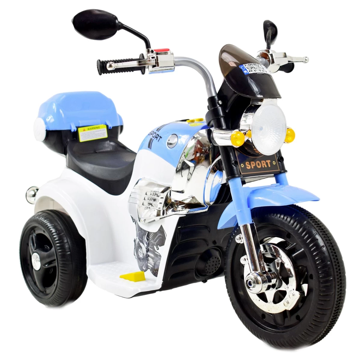 Motociklas Chopper Sport Su Bagažine, Gaidžiu Ir Garsais/x818