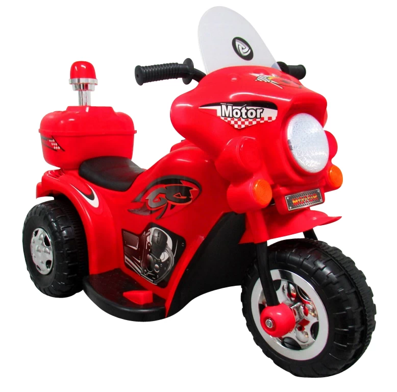 Motociklas M7 Raudonas, Akumuliatorinis Motociklas