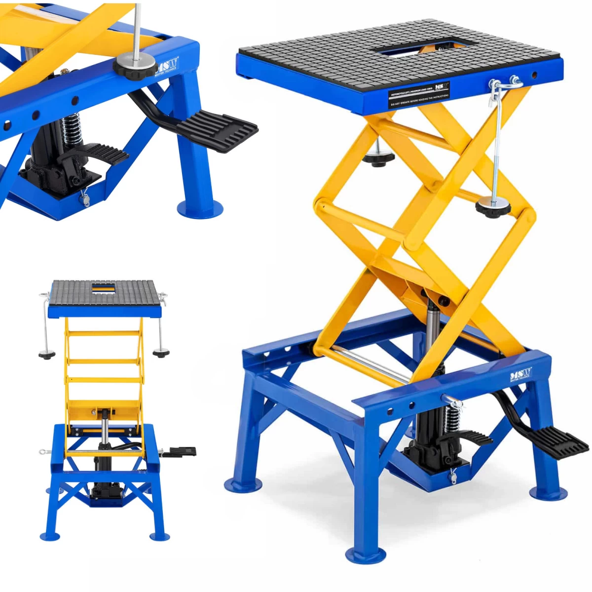 Motociklinis žirklinis Keltuvas 35-87 Cm 150 Kg