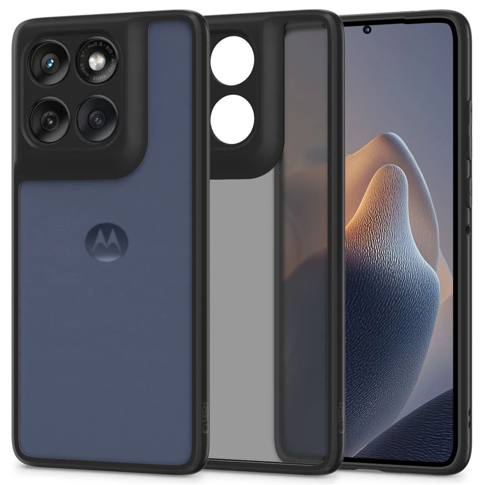 motorola Edge 60 Fusion Magmat Dėklas - Matinės Juodos Spalvos