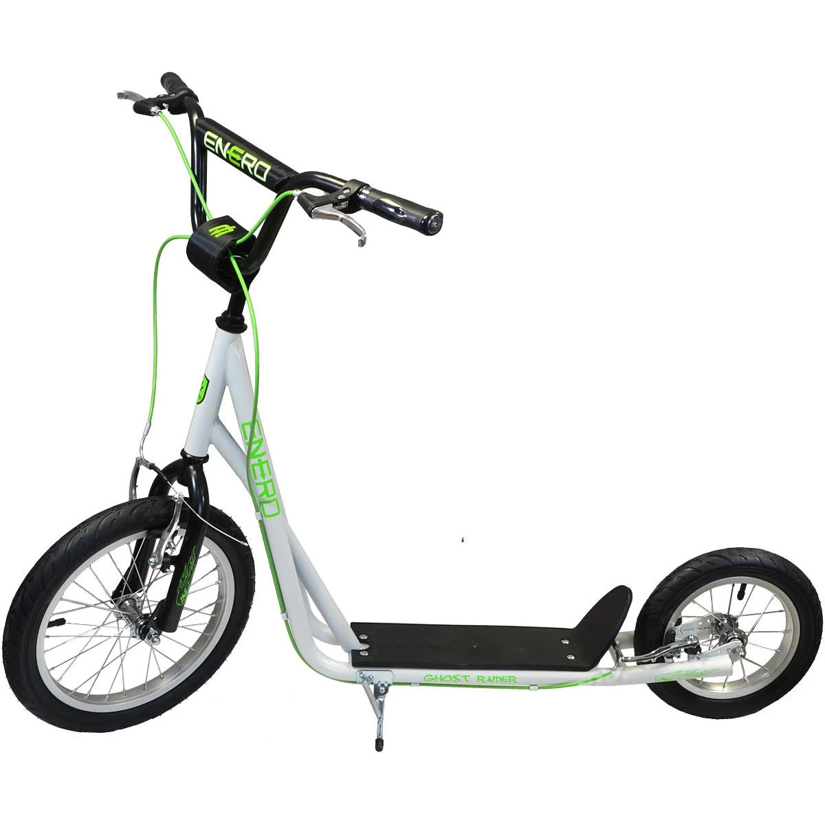 Motoroleris Enero 16 Ghost Raider White &amp; Green