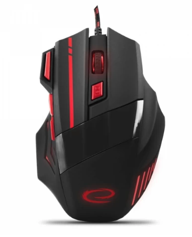 Mouse computer Esperanza Wolf EGM201R (Optical; 2400 DPI; black color)
