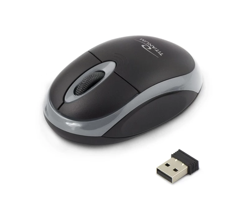 Mouse computer TITANUM VULTURE TM116R (Optical; 1000 DPI; black color, red color)