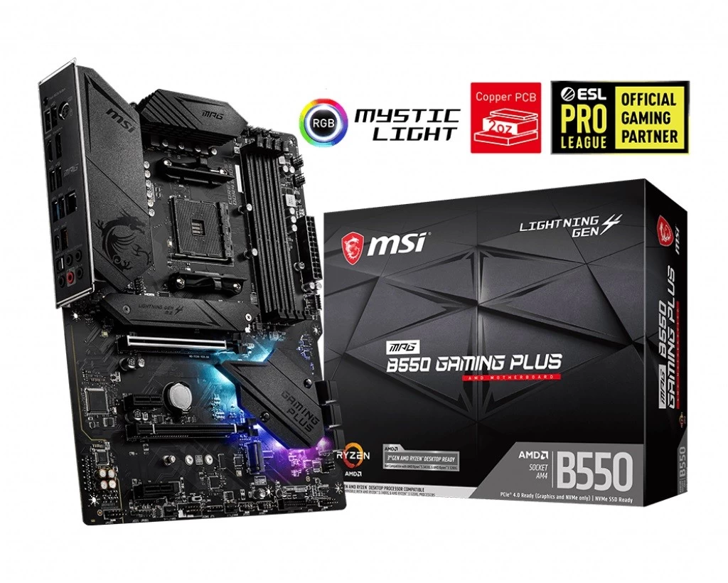 MPG B550 GAMING PLUS    AM4 4DDR4 HDMI/DP ATX