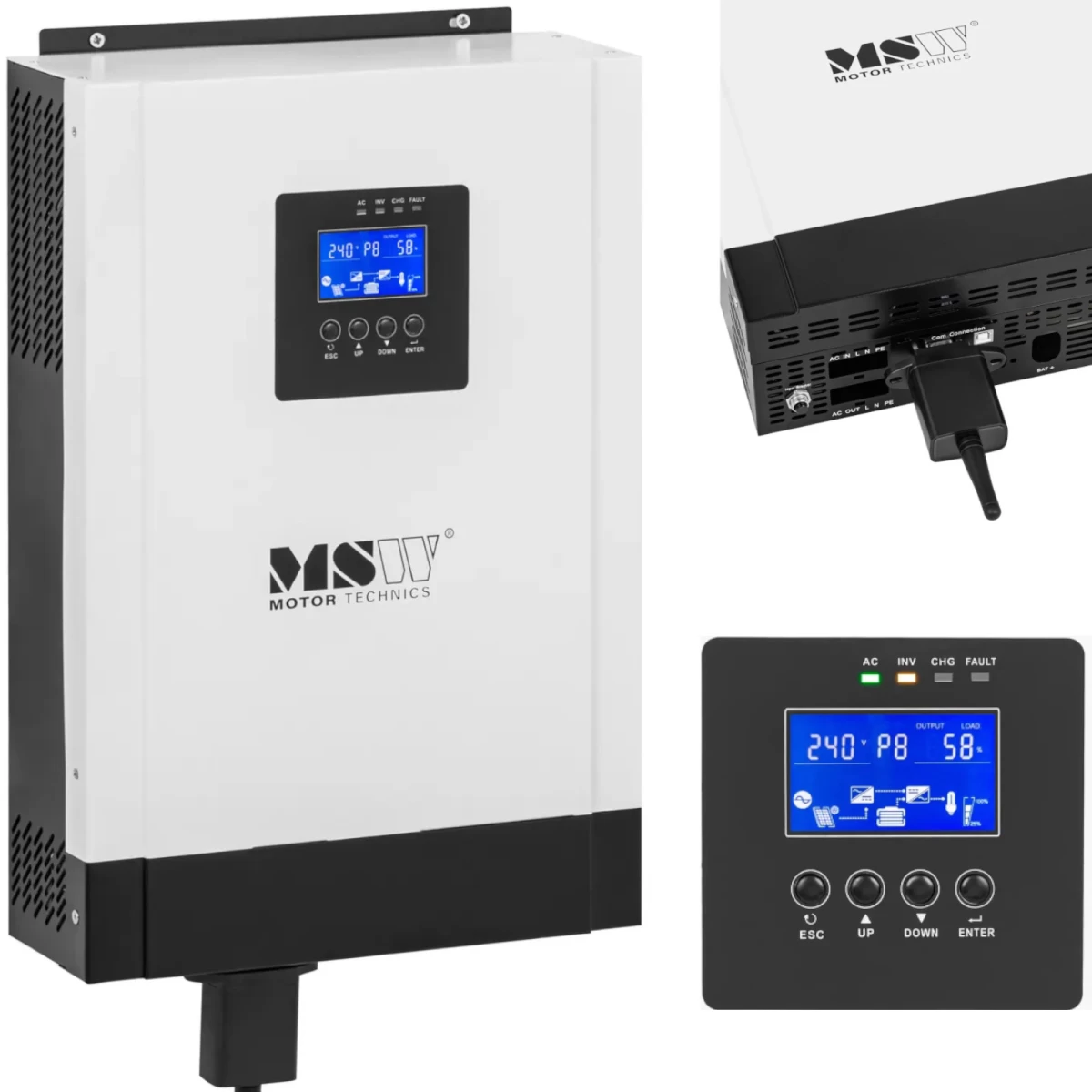 Mppt Saulės Inverteris, Skirtas Fotovoltiniams Lcd Ekranams 5000 W